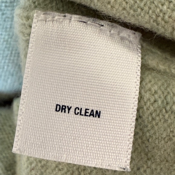 Club Room Fuzzy Cashmere V-Neck, Men’s L. Mint Green - Picture 4 of 10